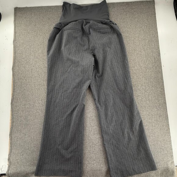 Motherhood Maternity‎ Wide leg Pants Dressy Trousers Gray Large Stretchy - Picture 11 of 13